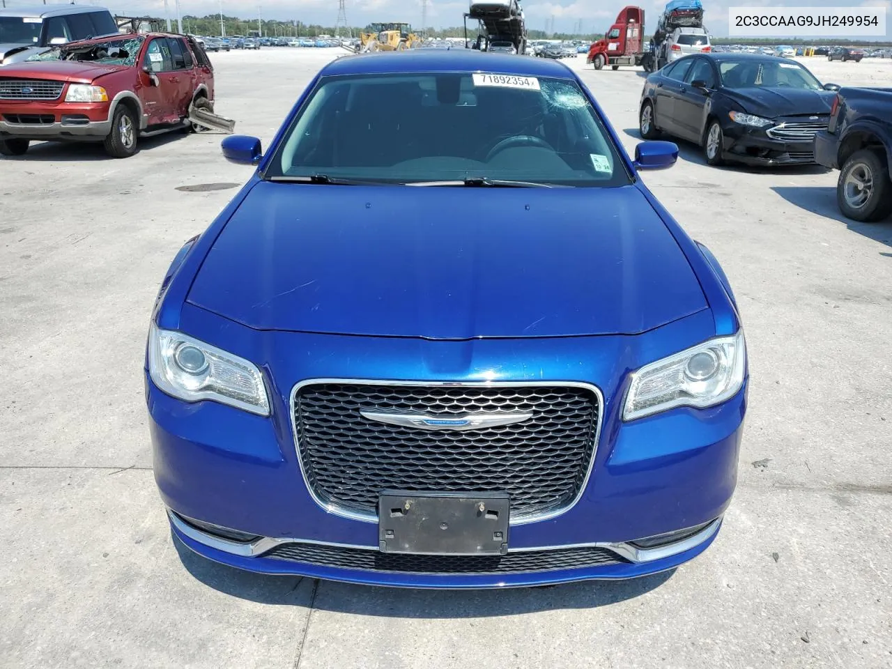 2018 Chrysler 300 Touring VIN: 2C3CCAAG9JH249954 Lot: 71892354