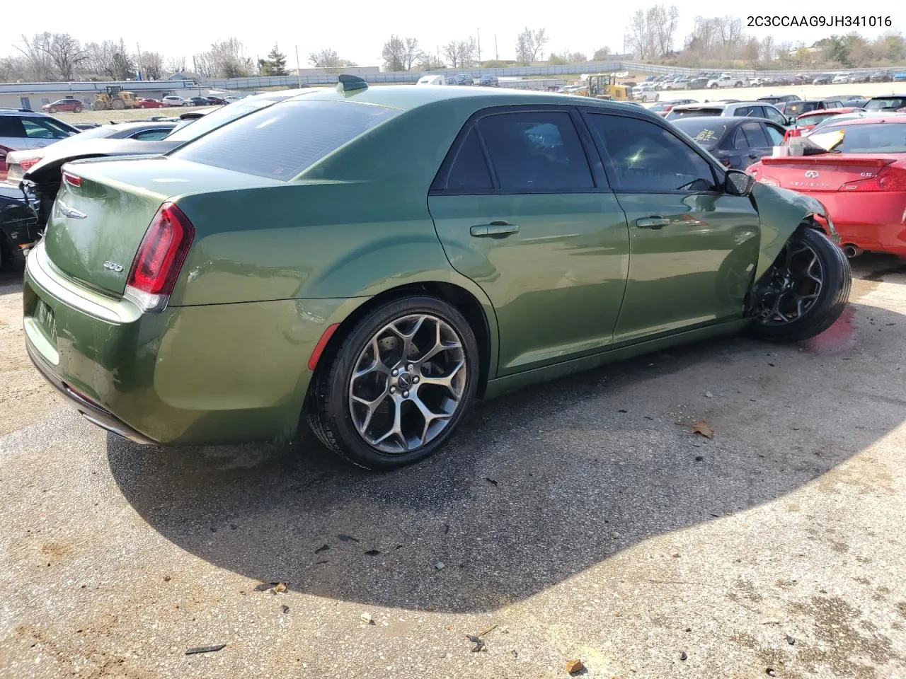 2018 Chrysler 300 Touring VIN: 2C3CCAAG9JH341016 Lot: 72419574