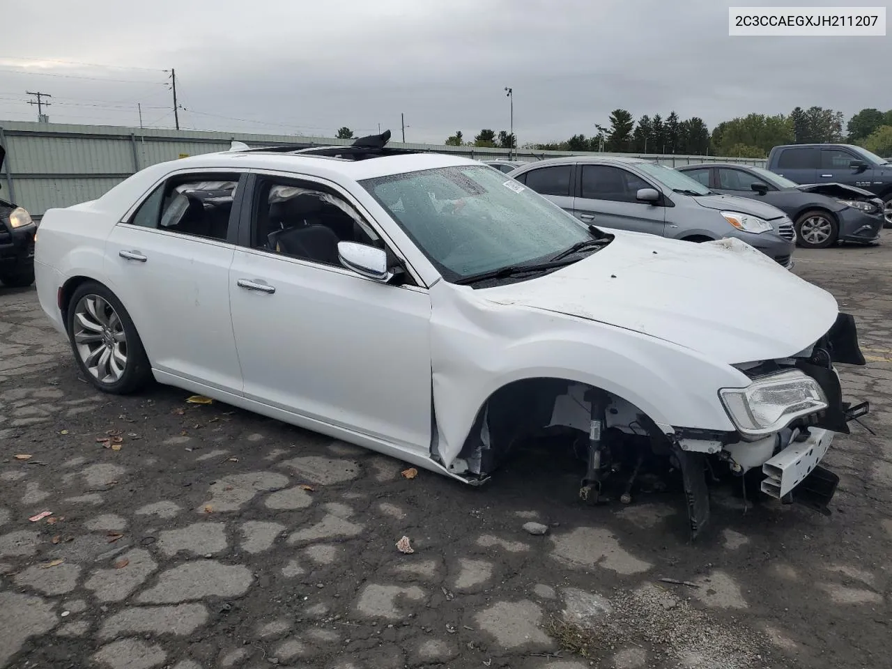 2C3CCAEGXJH211207 2018 Chrysler 300 Limited