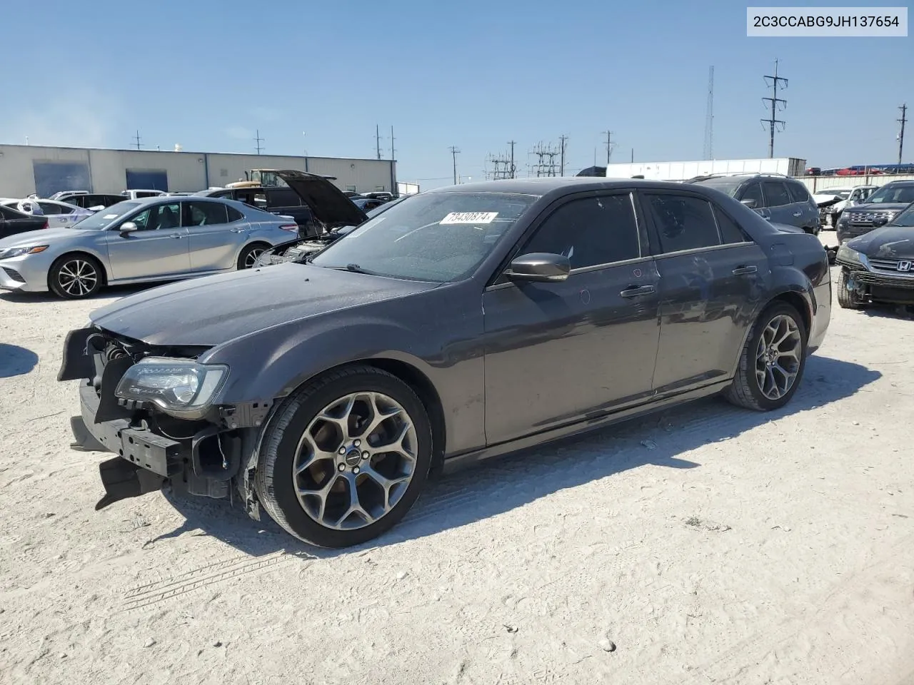 2C3CCABG9JH137654 2018 Chrysler 300 S