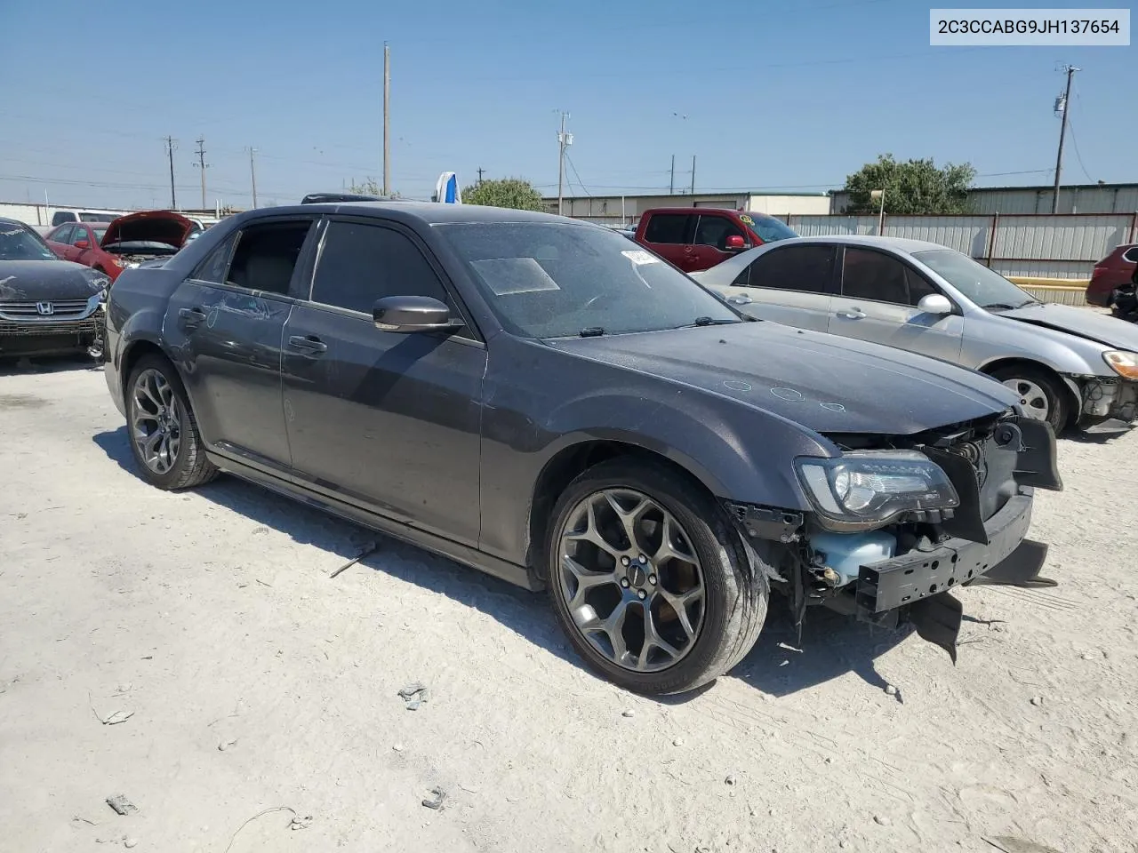 2018 Chrysler 300 S VIN: 2C3CCABG9JH137654 Lot: 73430874