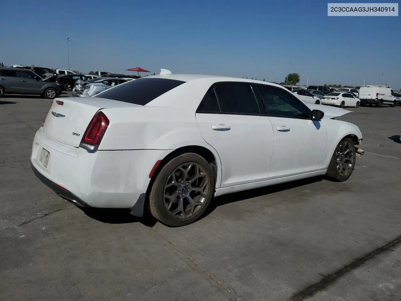 2018 Chrysler 300 Touring VIN: 2C3CCAAG3JH340914 Lot: 73688784