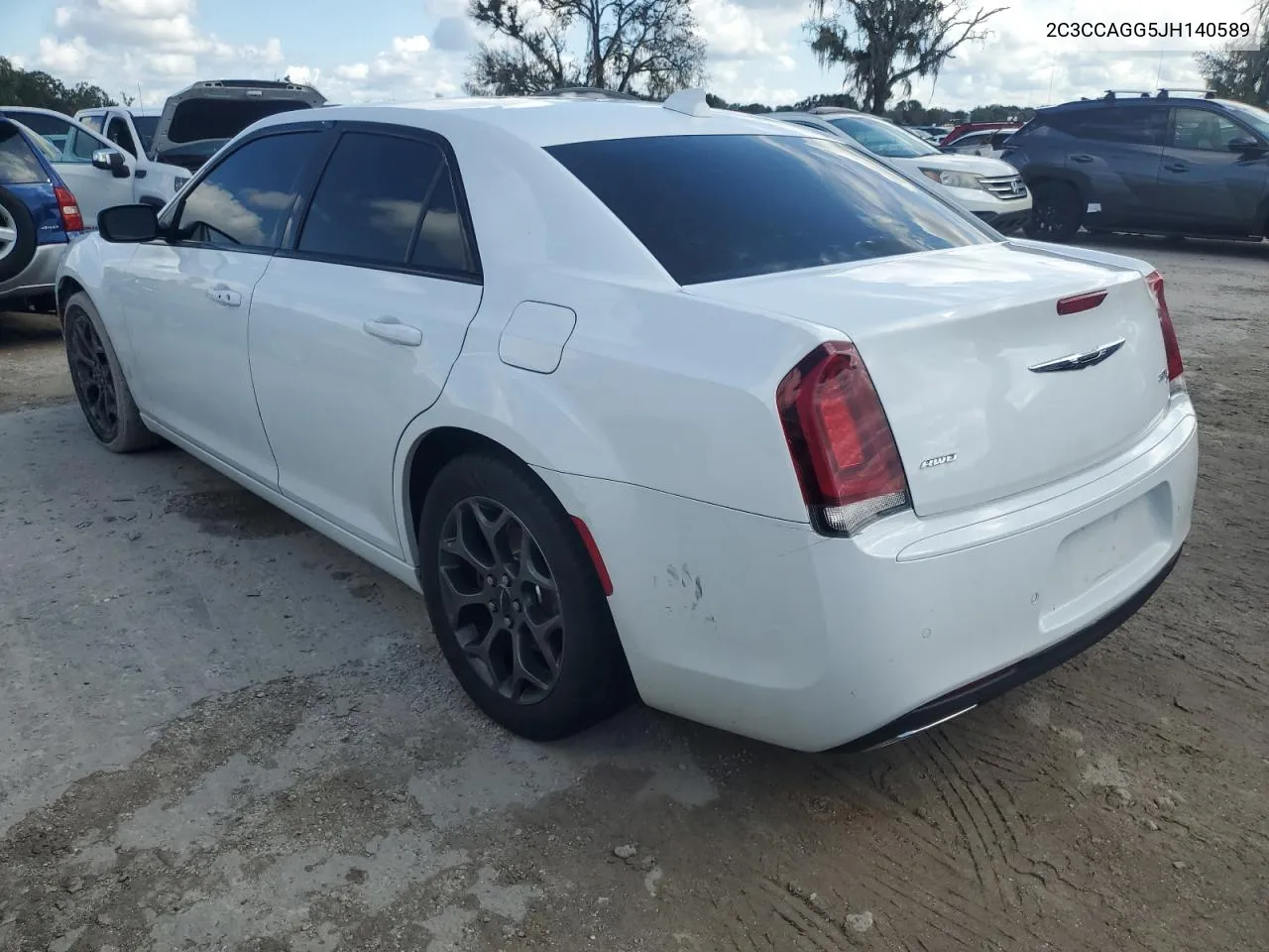 2C3CCAGG5JH140589 2018 Chrysler 300 S