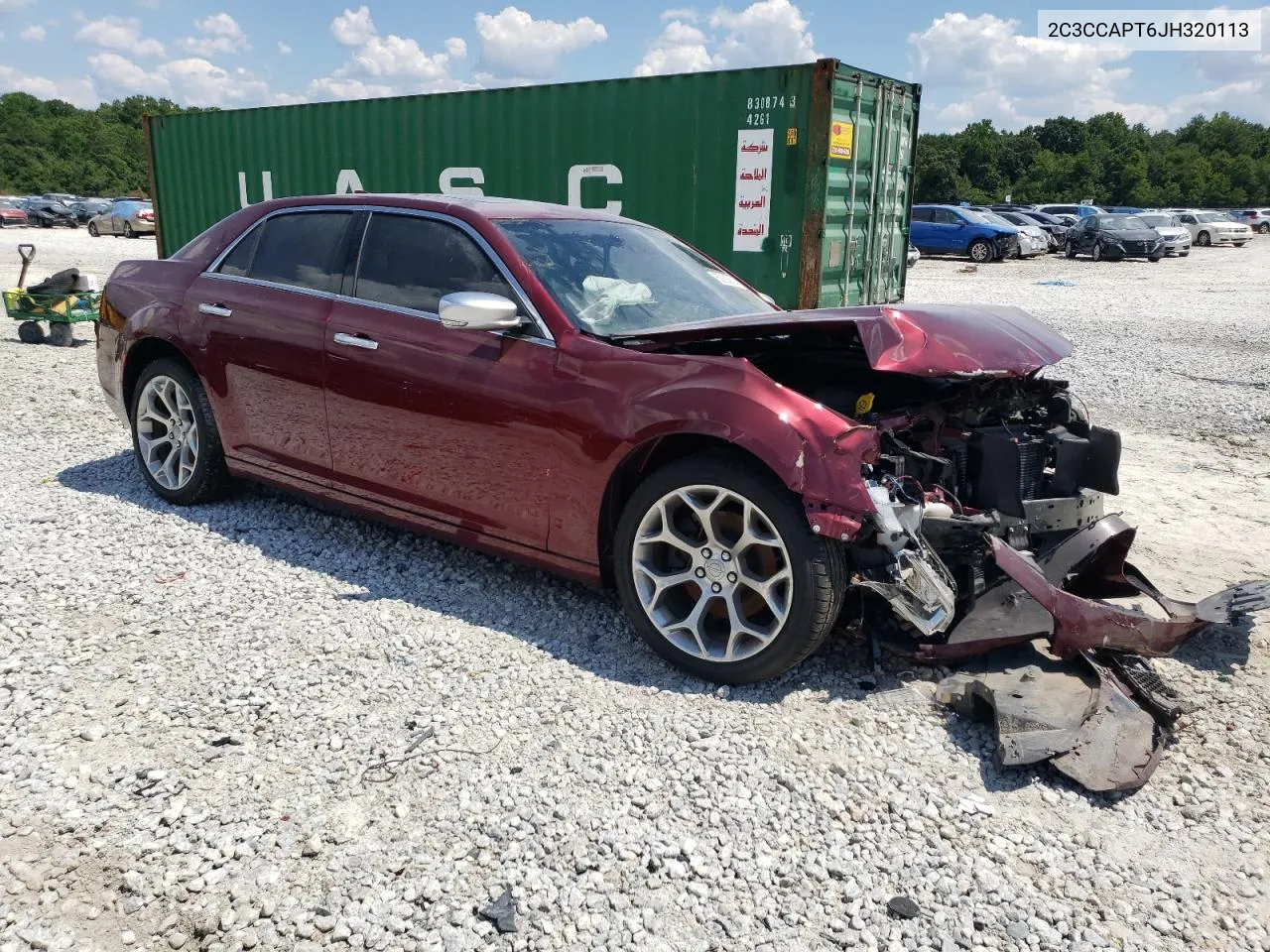 2C3CCAPT6JH320113 2018 Chrysler 300C