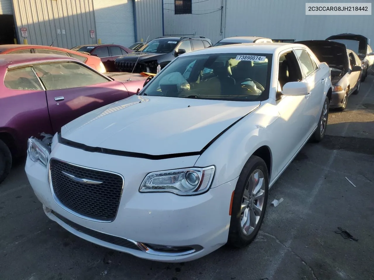 2018 Chrysler 300 Touring VIN: 2C3CCARG8JH218442 Lot: 73890074