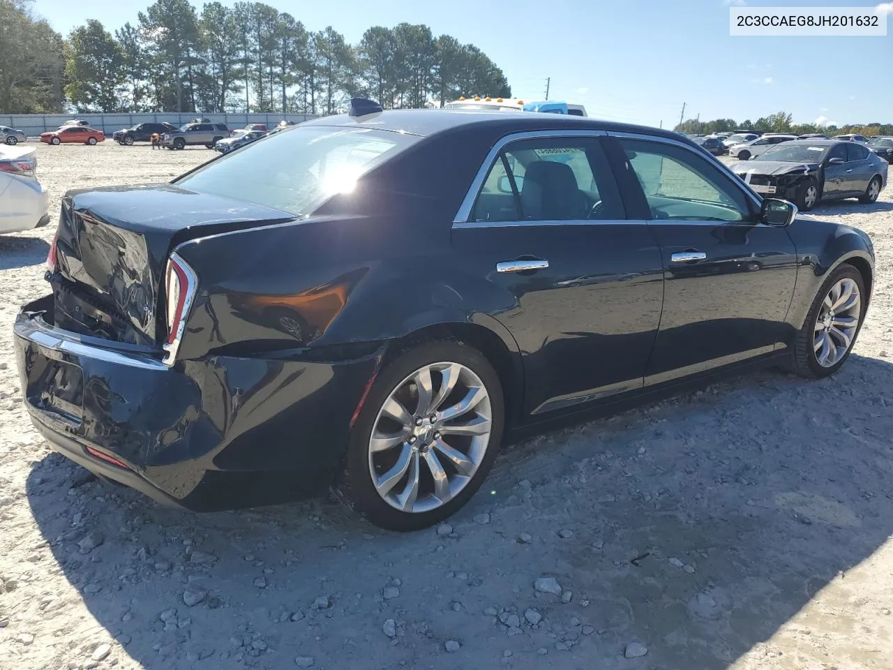 2018 Chrysler 300 Limited VIN: 2C3CCAEG8JH201632 Lot: 74208864