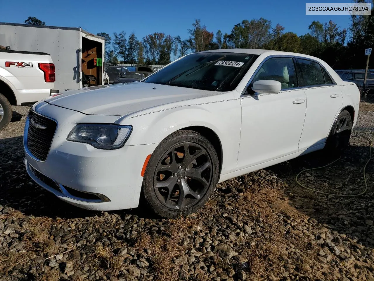 2018 Chrysler 300 Touring VIN: 2C3CCAAG6JH278294 Lot: 74832374