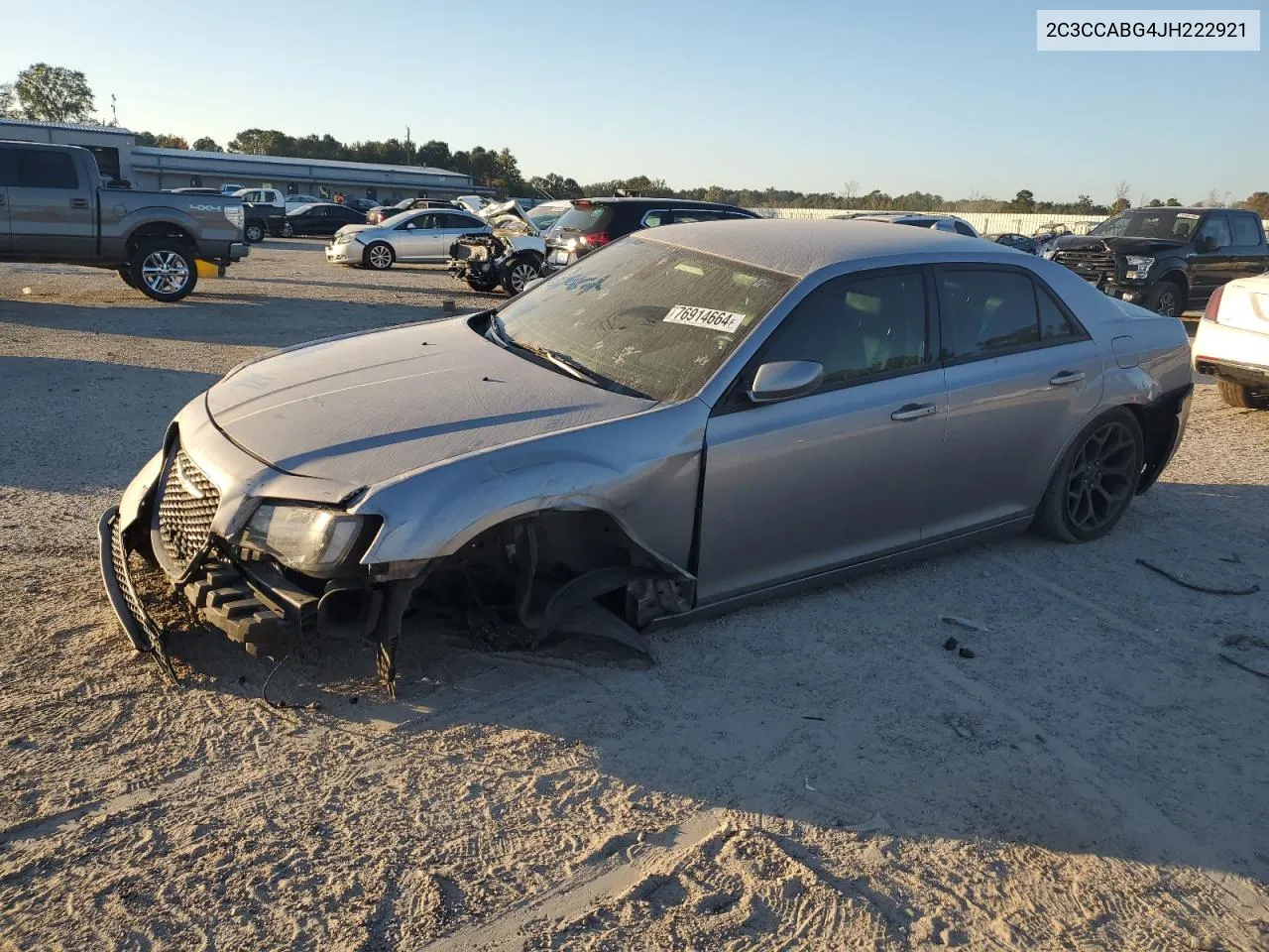 2018 Chrysler 300 S VIN: 2C3CCABG4JH222921 Lot: 76914664