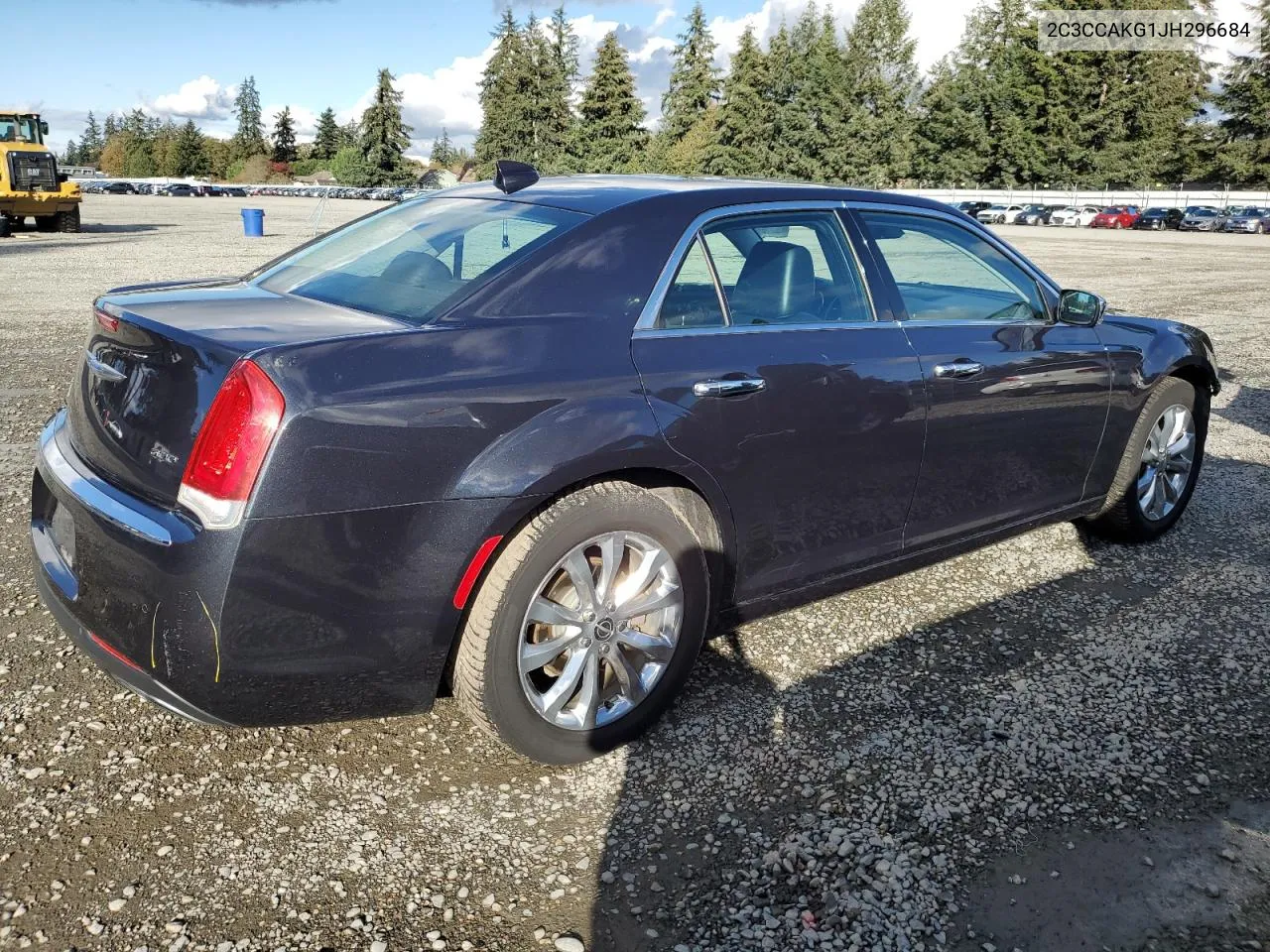 2C3CCAKG1JH296684 2018 Chrysler 300 Limited