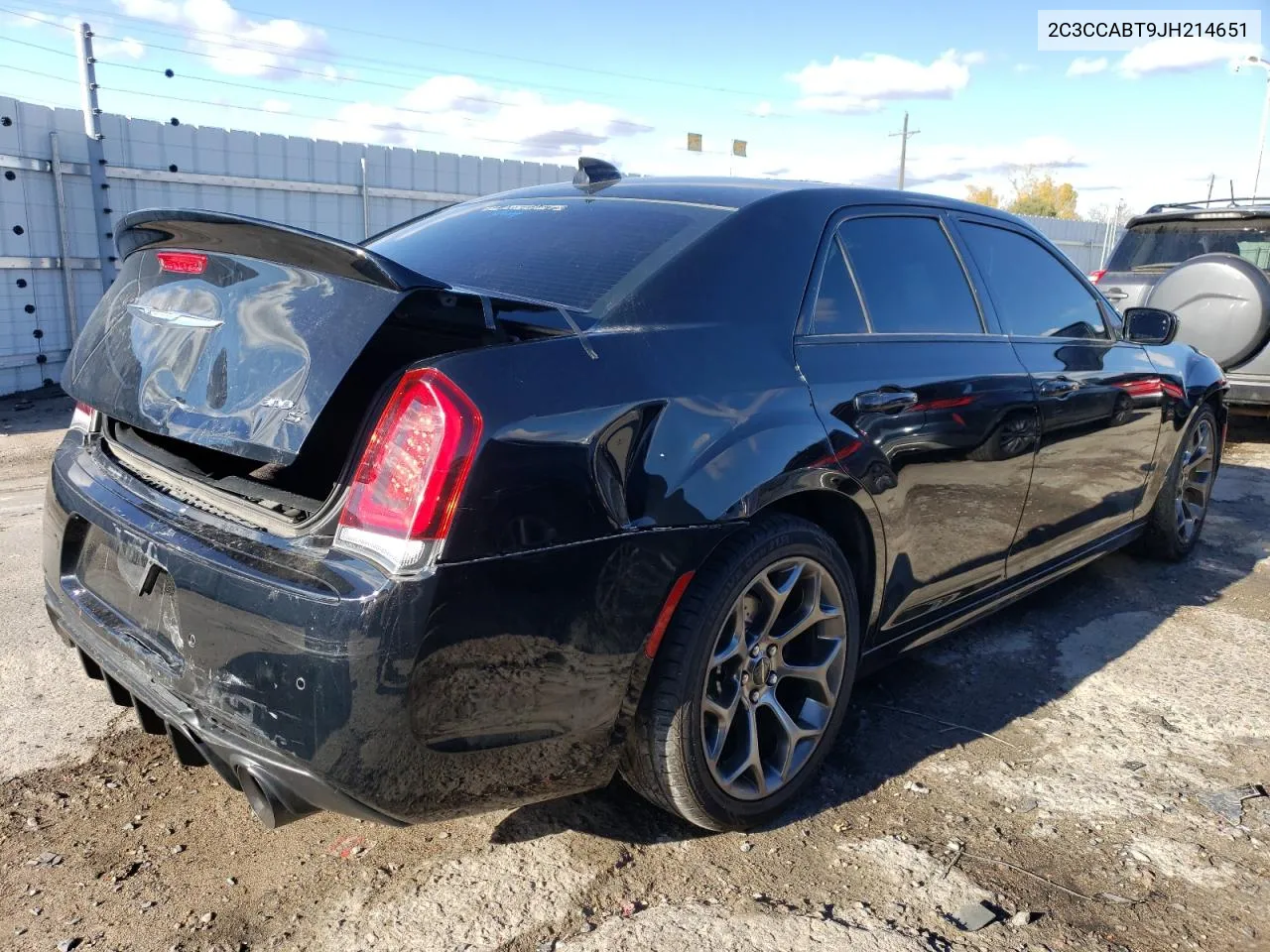 2018 Chrysler 300 S VIN: 2C3CCABT9JH214651 Lot: 79052804