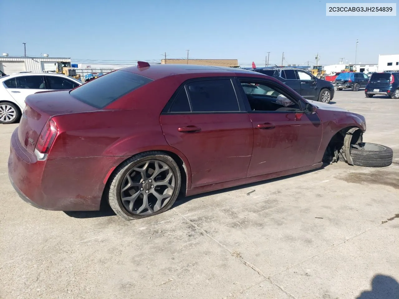 2018 Chrysler 300 S VIN: 2C3CCABG3JH254839 Lot: 80498514