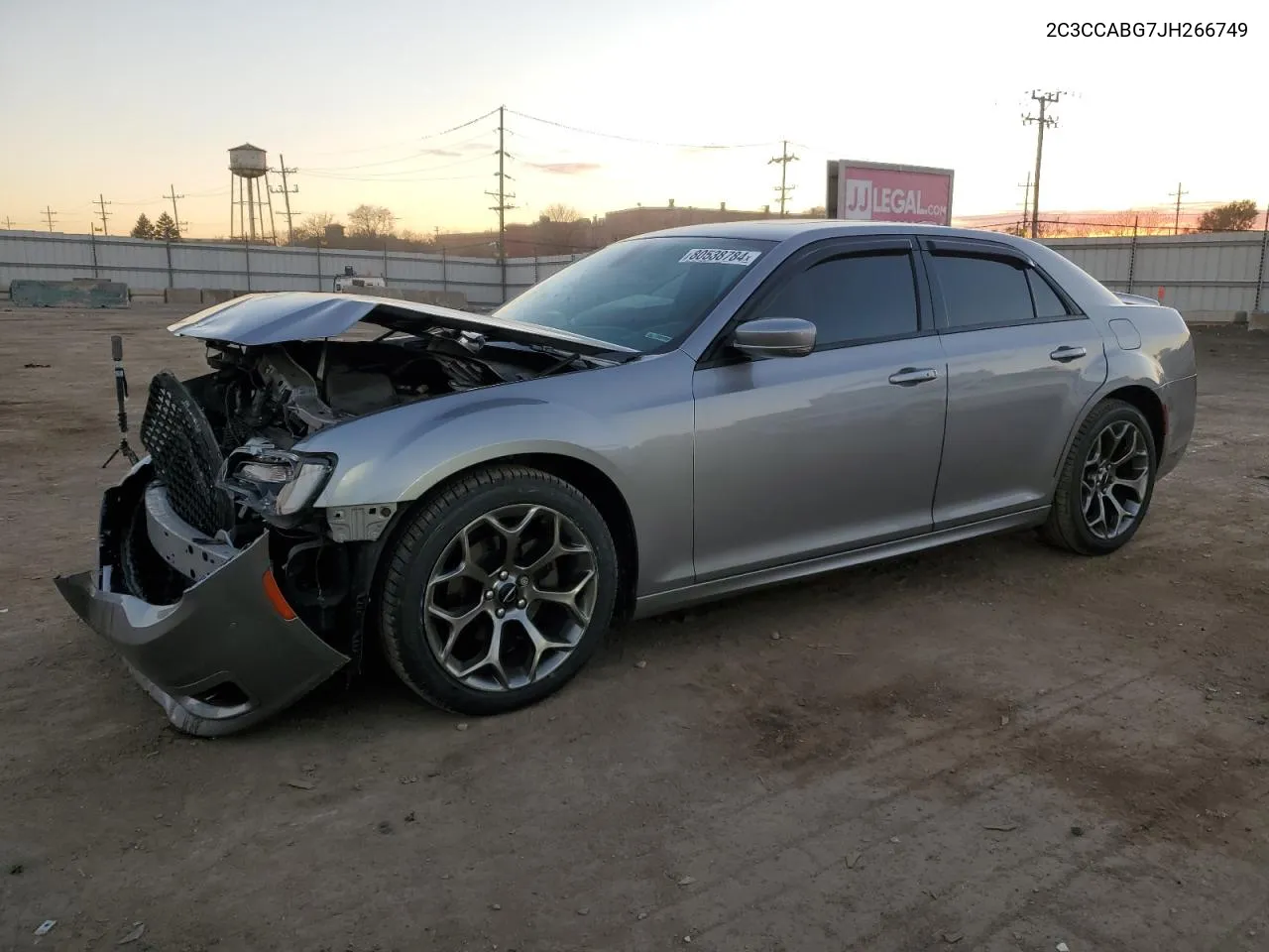 2018 Chrysler 300 S VIN: 2C3CCABG7JH266749 Lot: 80538784