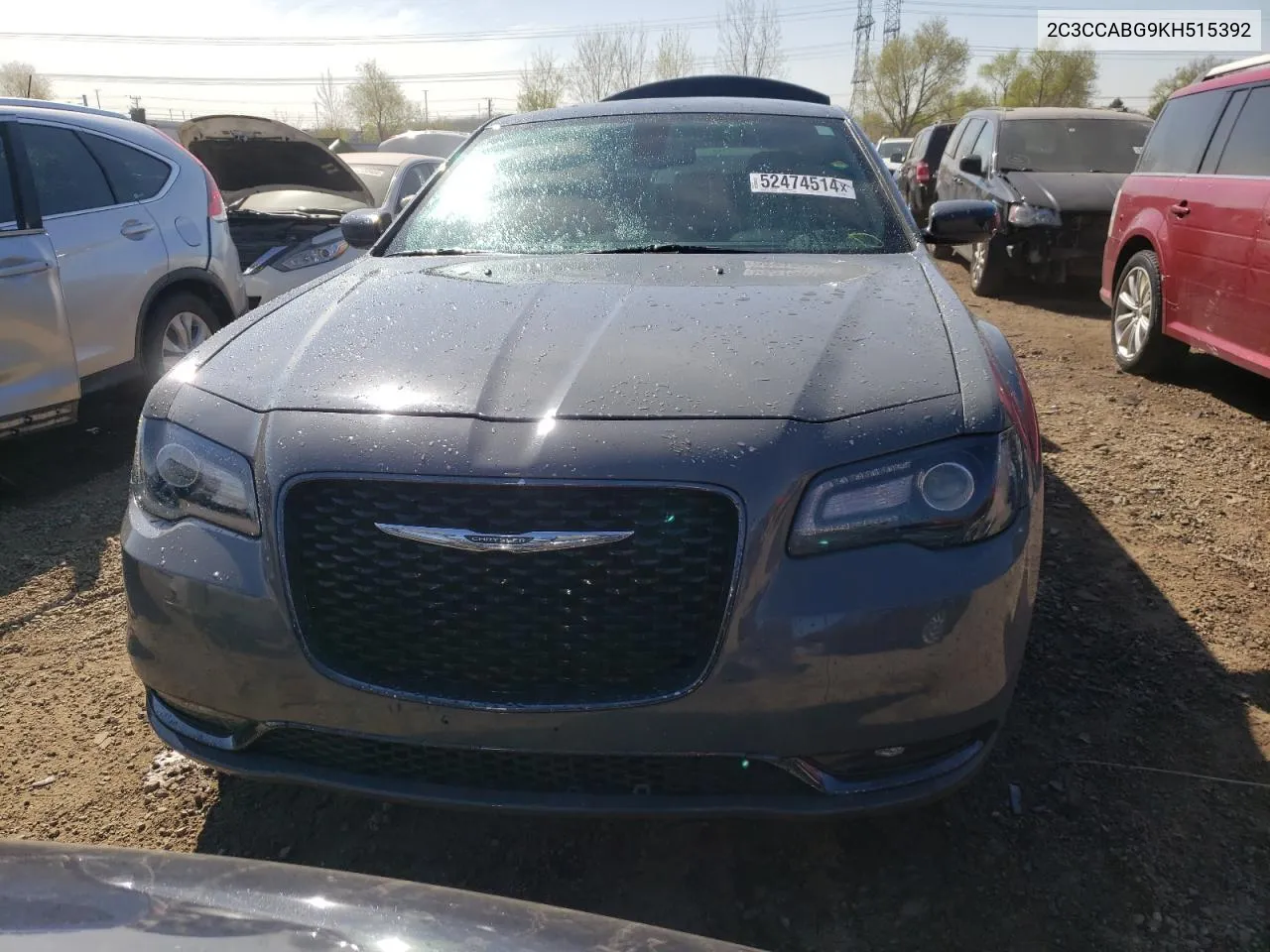 2019 Chrysler 300 S VIN: 2C3CCABG9KH515392 Lot: 52474514