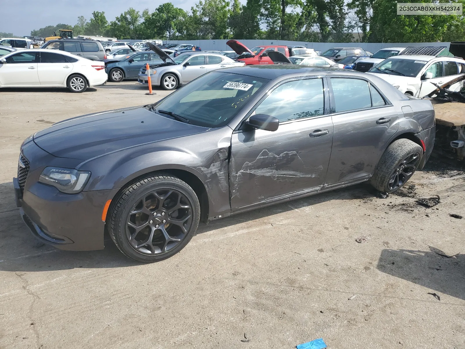 2019 Chrysler 300 S VIN: 2C3CCABGXKH542374 Lot: 56396774