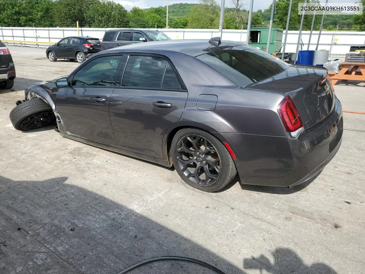 2019 Chrysler 300 Touring VIN: 2C3CCAAG9KH613551 Lot: 56398704