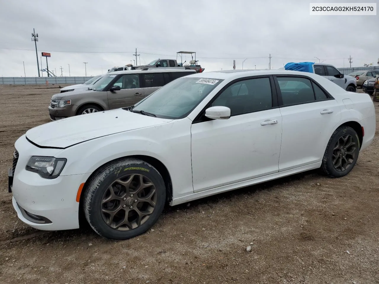 2019 Chrysler 300 S VIN: 2C3CCAGG2KH524170 Lot: 56948474