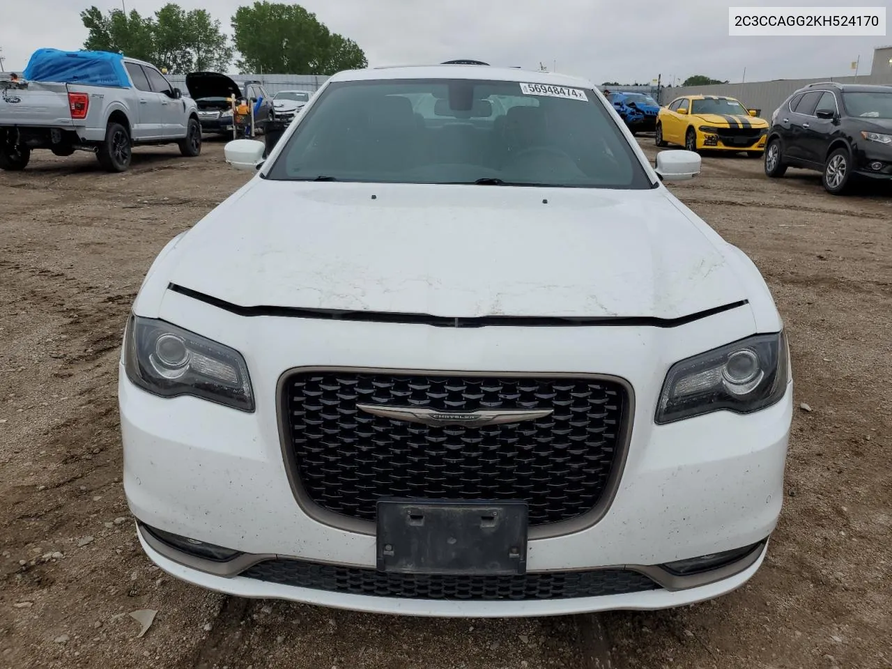 2019 Chrysler 300 S VIN: 2C3CCAGG2KH524170 Lot: 56948474