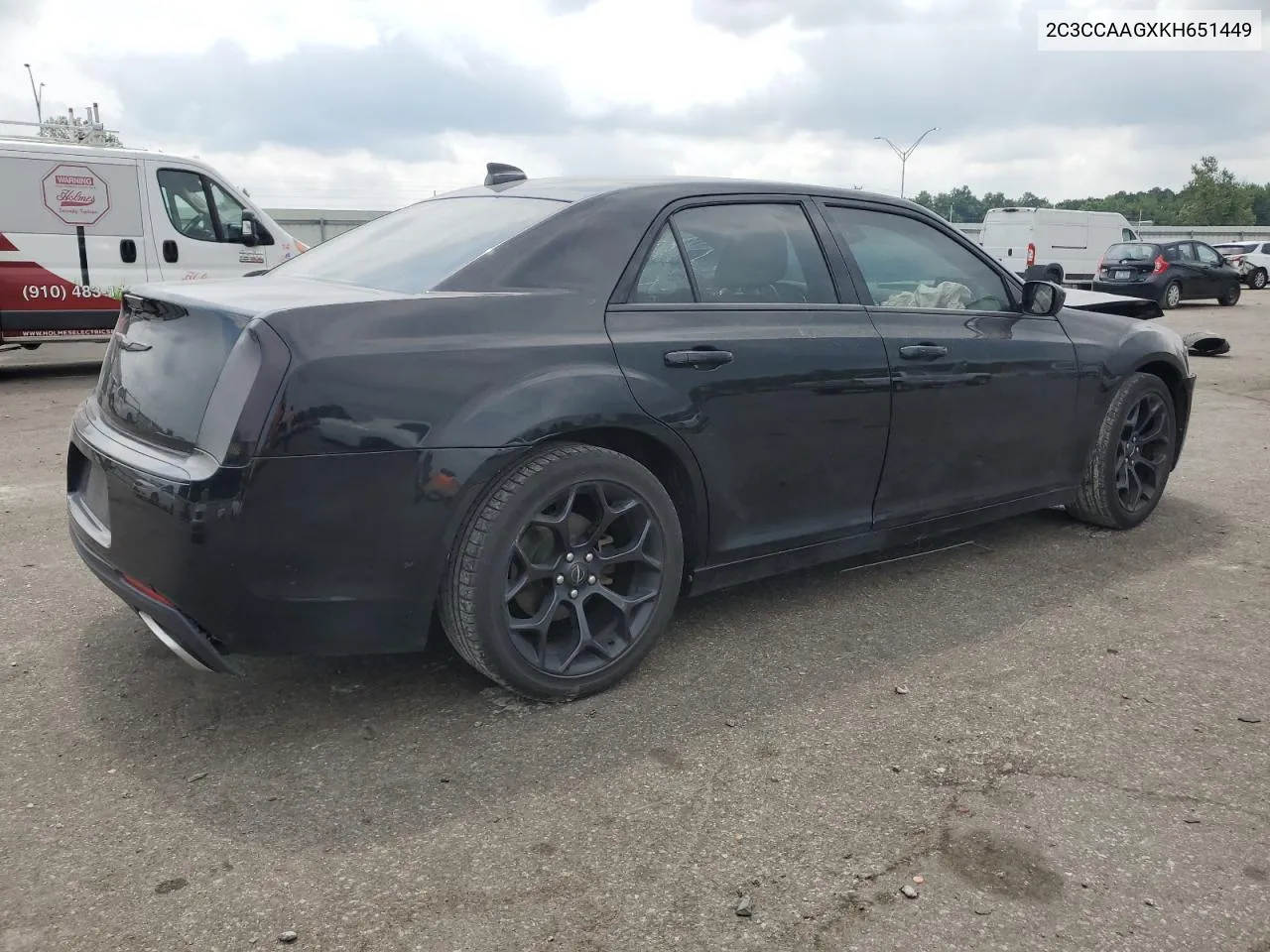 2C3CCAAGXKH651449 2019 Chrysler 300 Touring