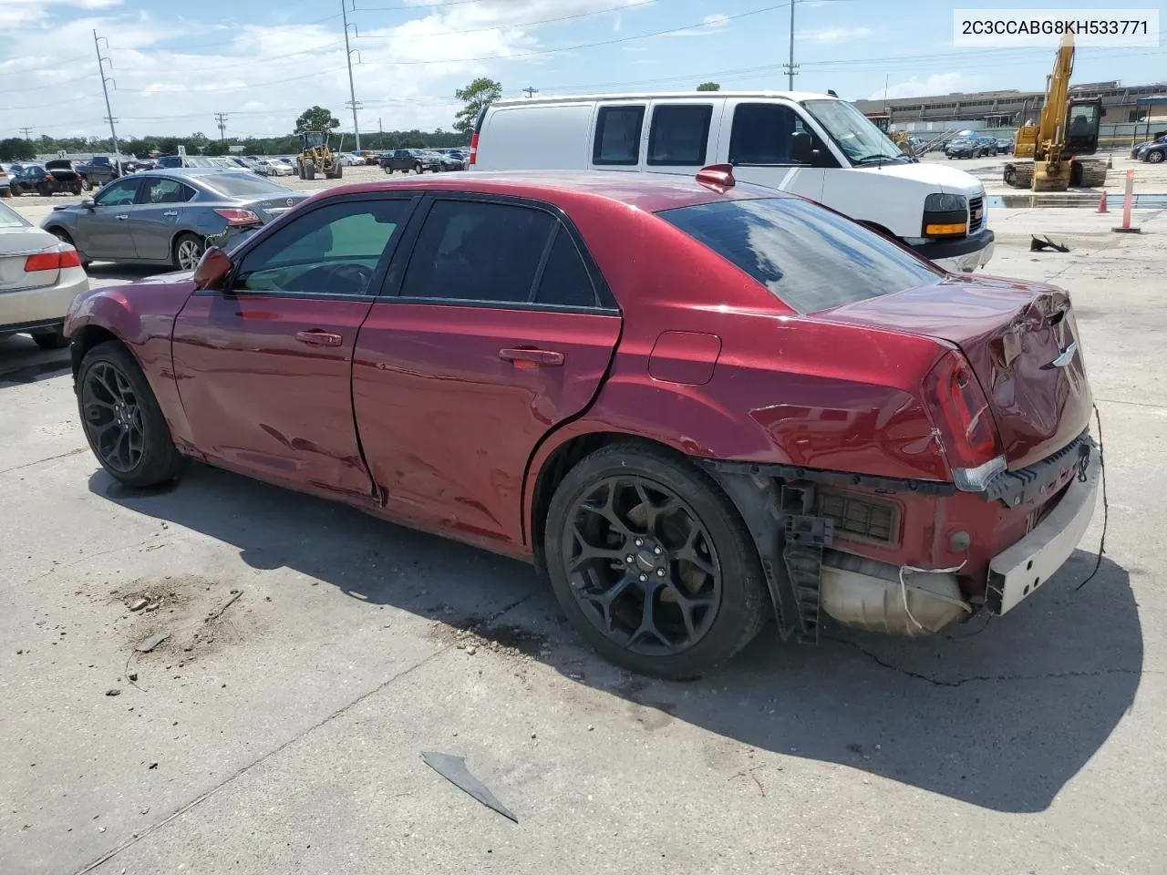 2019 Chrysler 300 S VIN: 2C3CCABG8KH533771 Lot: 60756504