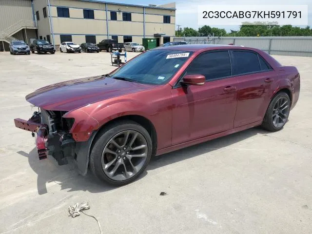 2019 Chrysler 300 S VIN: 2C3CCABG7KH591791 Lot: 61045304