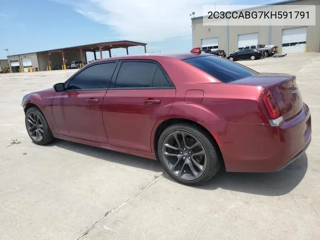 2019 Chrysler 300 S VIN: 2C3CCABG7KH591791 Lot: 61045304