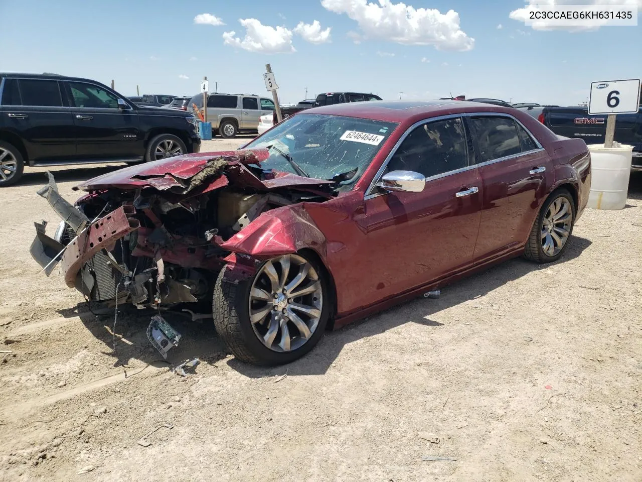 2C3CCAEG6KH631435 2019 Chrysler 300 Limited