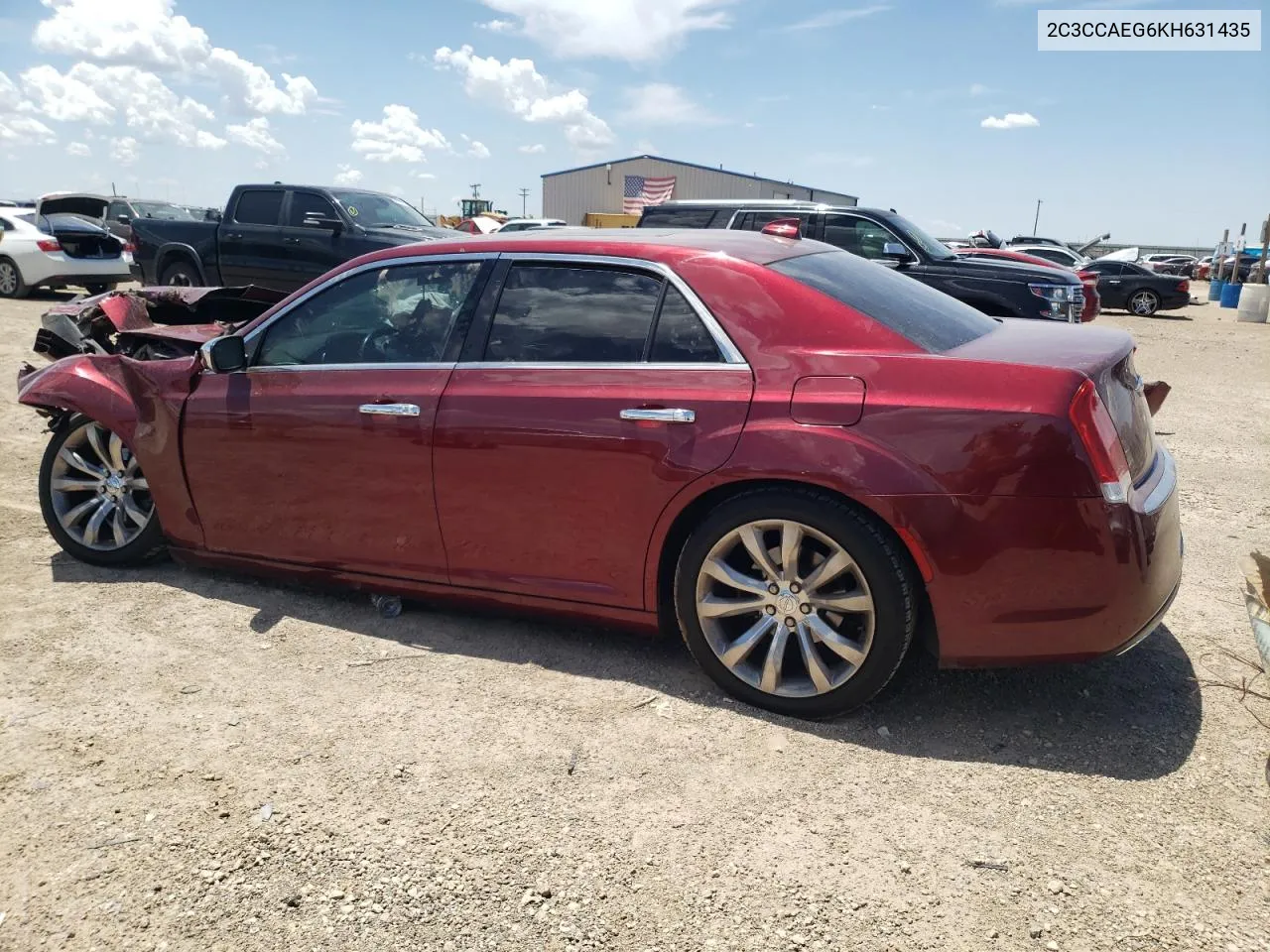 2C3CCAEG6KH631435 2019 Chrysler 300 Limited