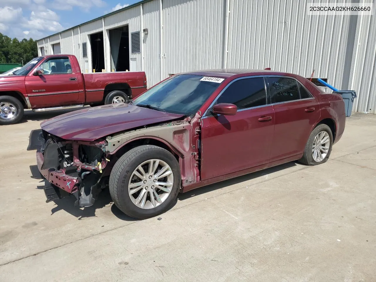 2019 Chrysler 300 Touring VIN: 2C3CCAAG2KH626660 Lot: 68464194