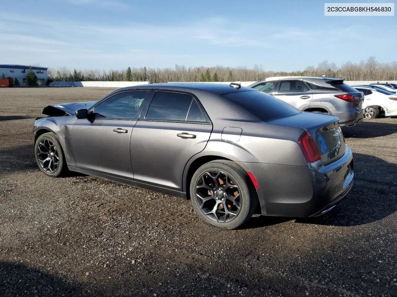 2019 Chrysler 300 S VIN: 2C3CCABG8KH546830 Lot: 69389683