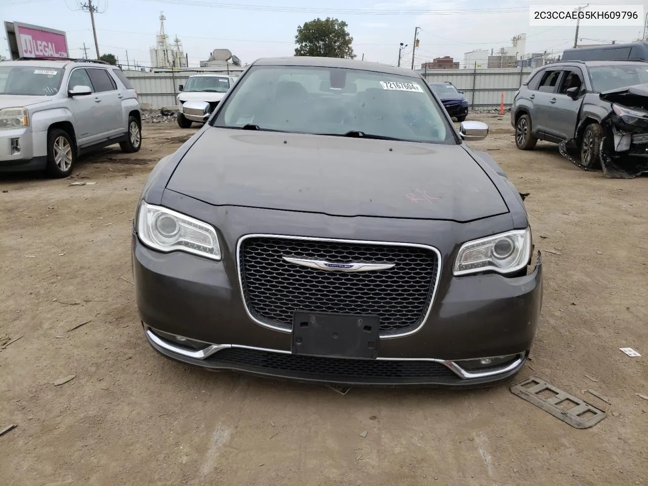 2019 Chrysler 300 Limited VIN: 2C3CCAEG5KH609796 Lot: 72167604