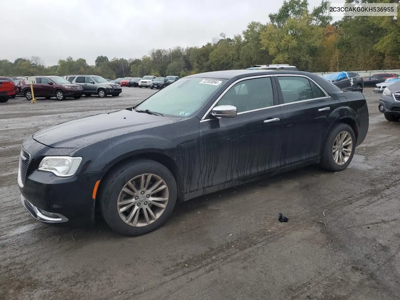 2C3CCAKG0KH536955 2019 Chrysler 300 Limited