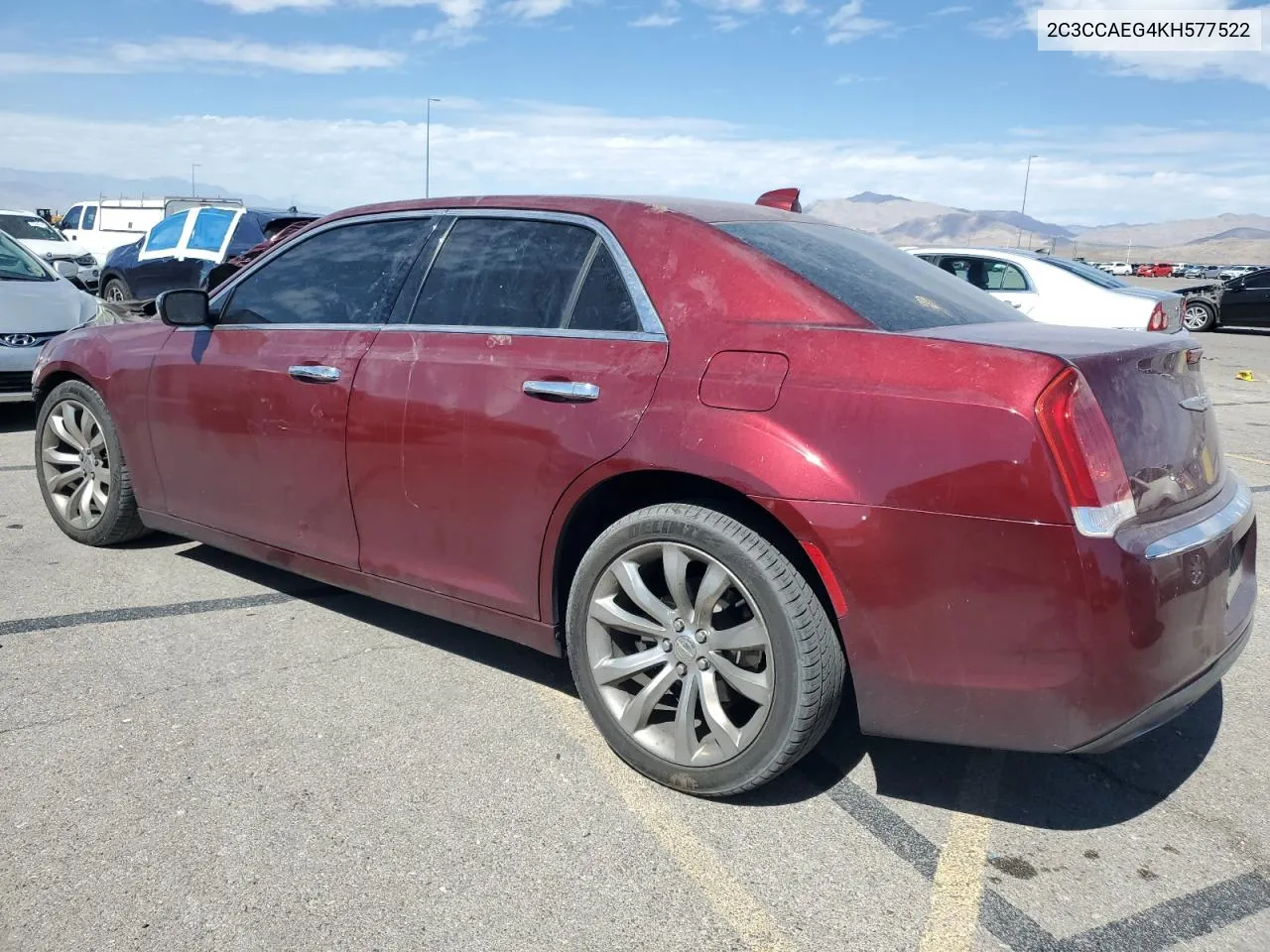 2019 Chrysler 300 Limited VIN: 2C3CCAEG4KH577522 Lot: 72258414