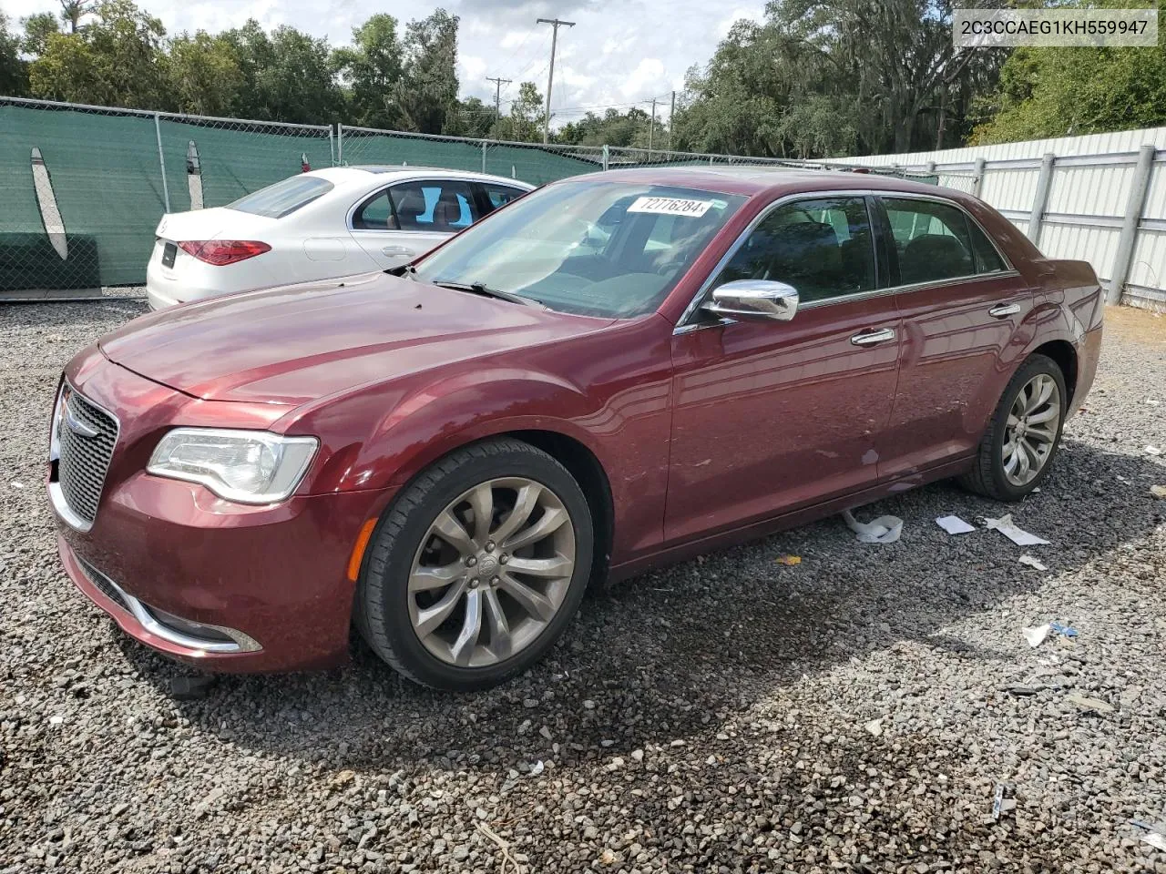 2C3CCAEG1KH559947 2019 Chrysler 300 Limited