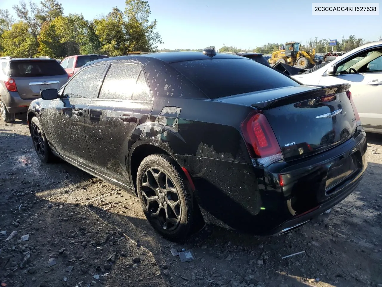 2019 Chrysler 300 S VIN: 2C3CCAGG4KH627638 Lot: 72912224