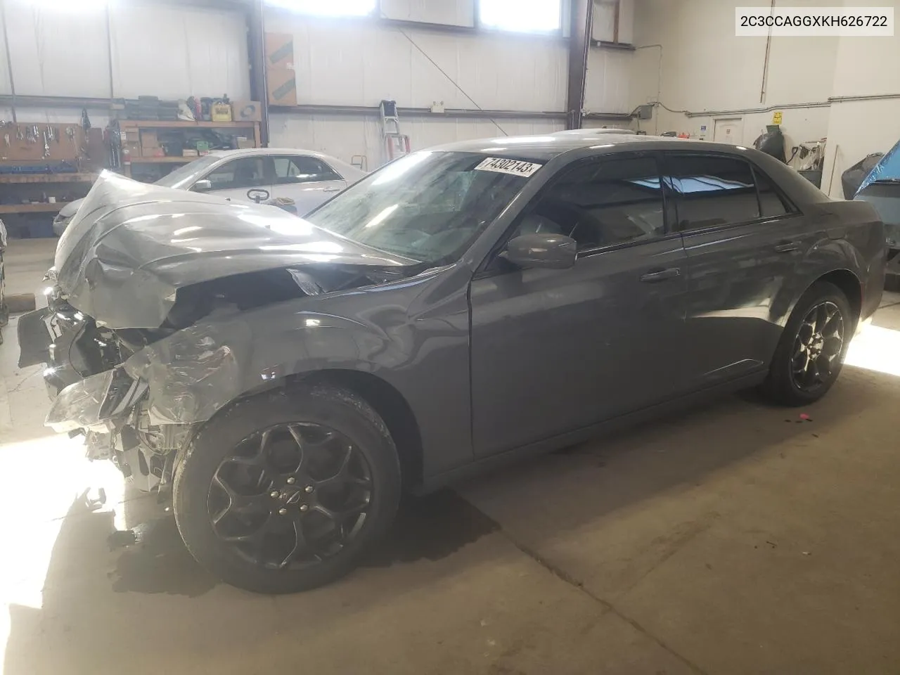 2019 Chrysler 300 S VIN: 2C3CCAGGXKH626722 Lot: 74302143