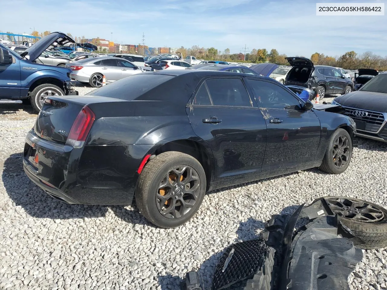 2019 Chrysler 300 S VIN: 2C3CCAGG5KH586422 Lot: 77951184