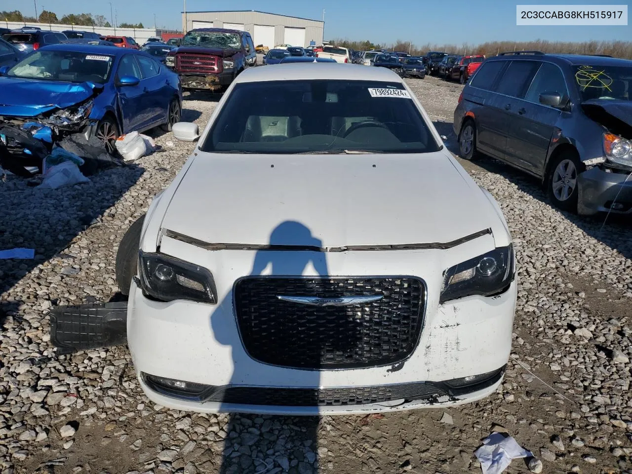 2019 Chrysler 300 S VIN: 2C3CCABG8KH515917 Lot: 79892424