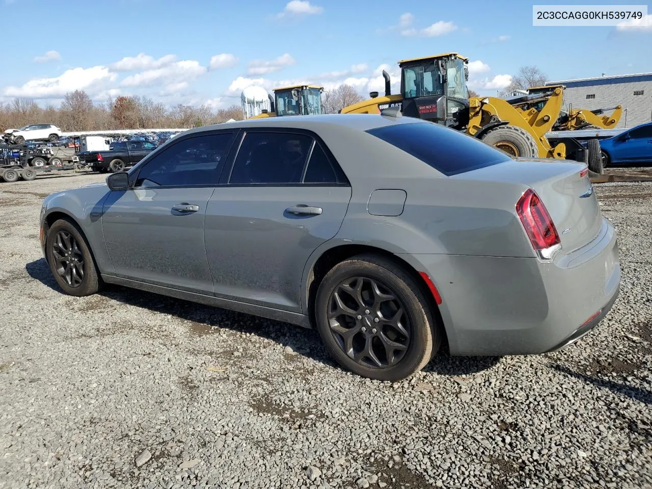 2019 Chrysler 300 S VIN: 2C3CCAGG0KH539749 Lot: 79962944