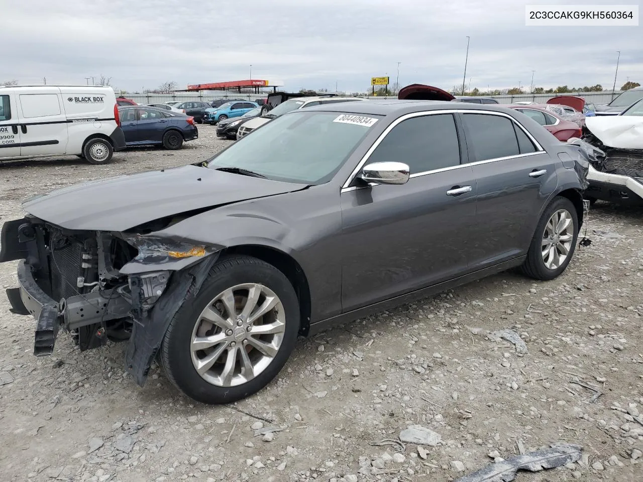 2019 Chrysler 300 Limited VIN: 2C3CCAKG9KH560364 Lot: 80440934