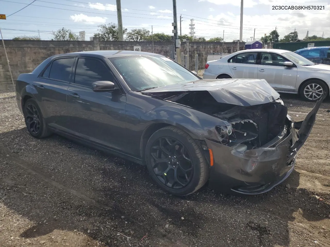 2C3CCABG8KH570321 2019 Chrysler 300 S