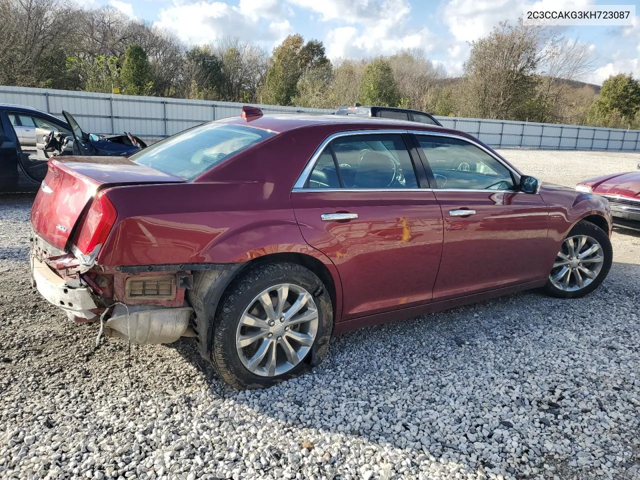 2019 Chrysler 300 Limited VIN: 2C3CCAKG3KH723087 Lot: 80695284