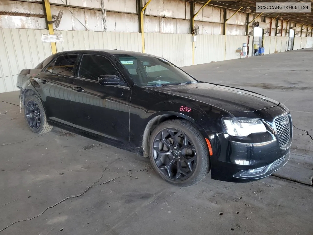 2019 Chrysler 300 S VIN: 2C3CCABG1KH661124 Lot: 80899124