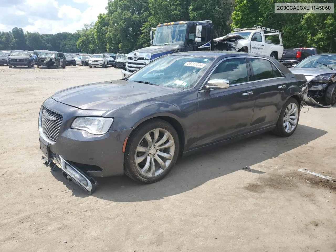 2020 Chrysler 300 Limited VIN: 2C3CCAEGXLH145860 Lot: 58715804