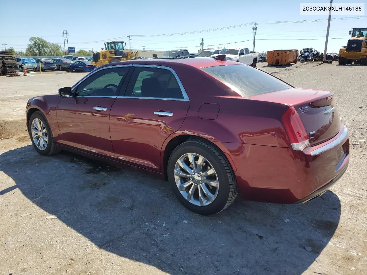 2020 Chrysler 300 Limited VIN: 2C3CCAKGXLH146186 Lot: 73597204