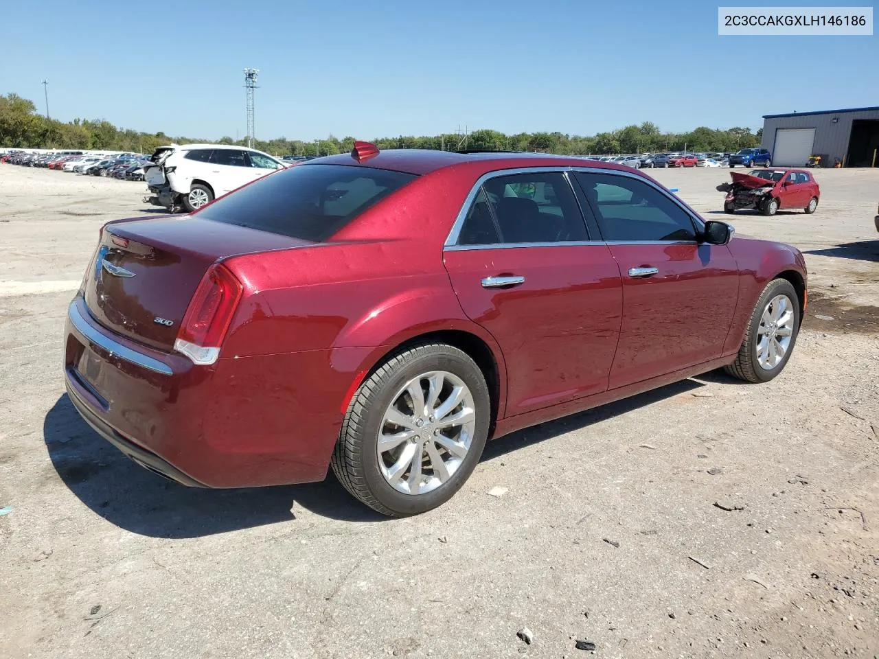 2C3CCAKGXLH146186 2020 Chrysler 300 Limited