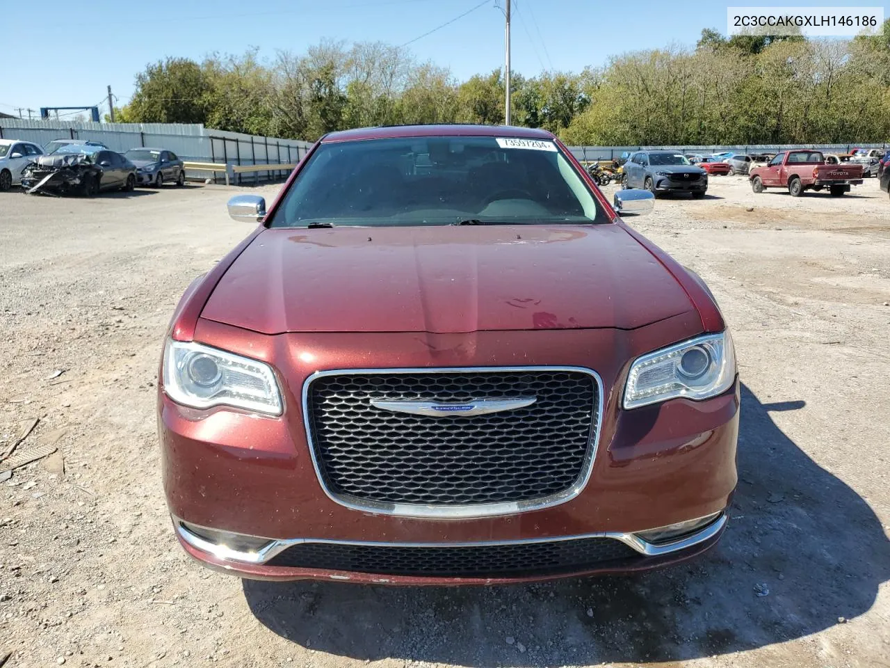 2C3CCAKGXLH146186 2020 Chrysler 300 Limited