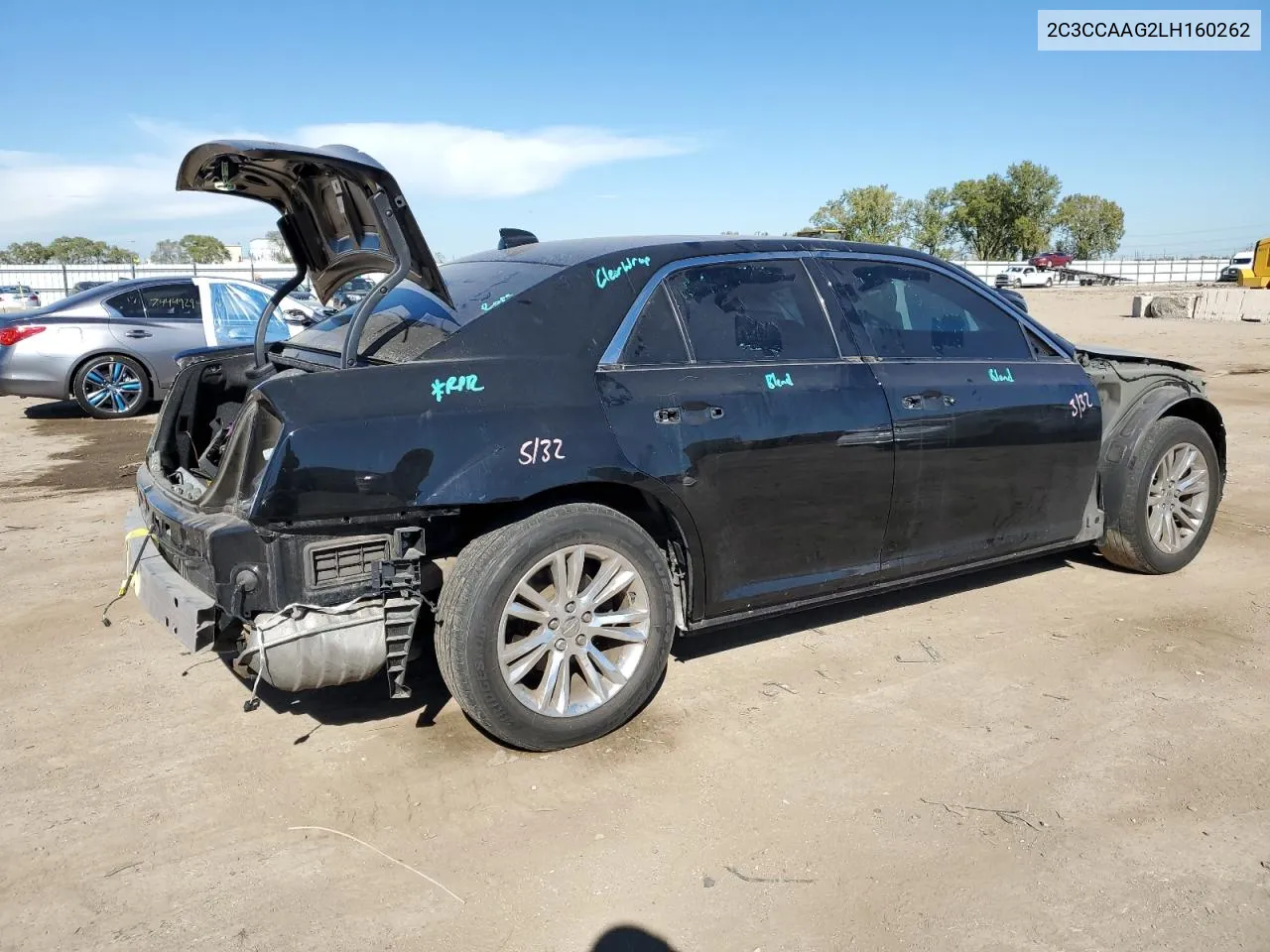 2020 Chrysler 300 Touring VIN: 2C3CCAAG2LH160262 Lot: 74496494