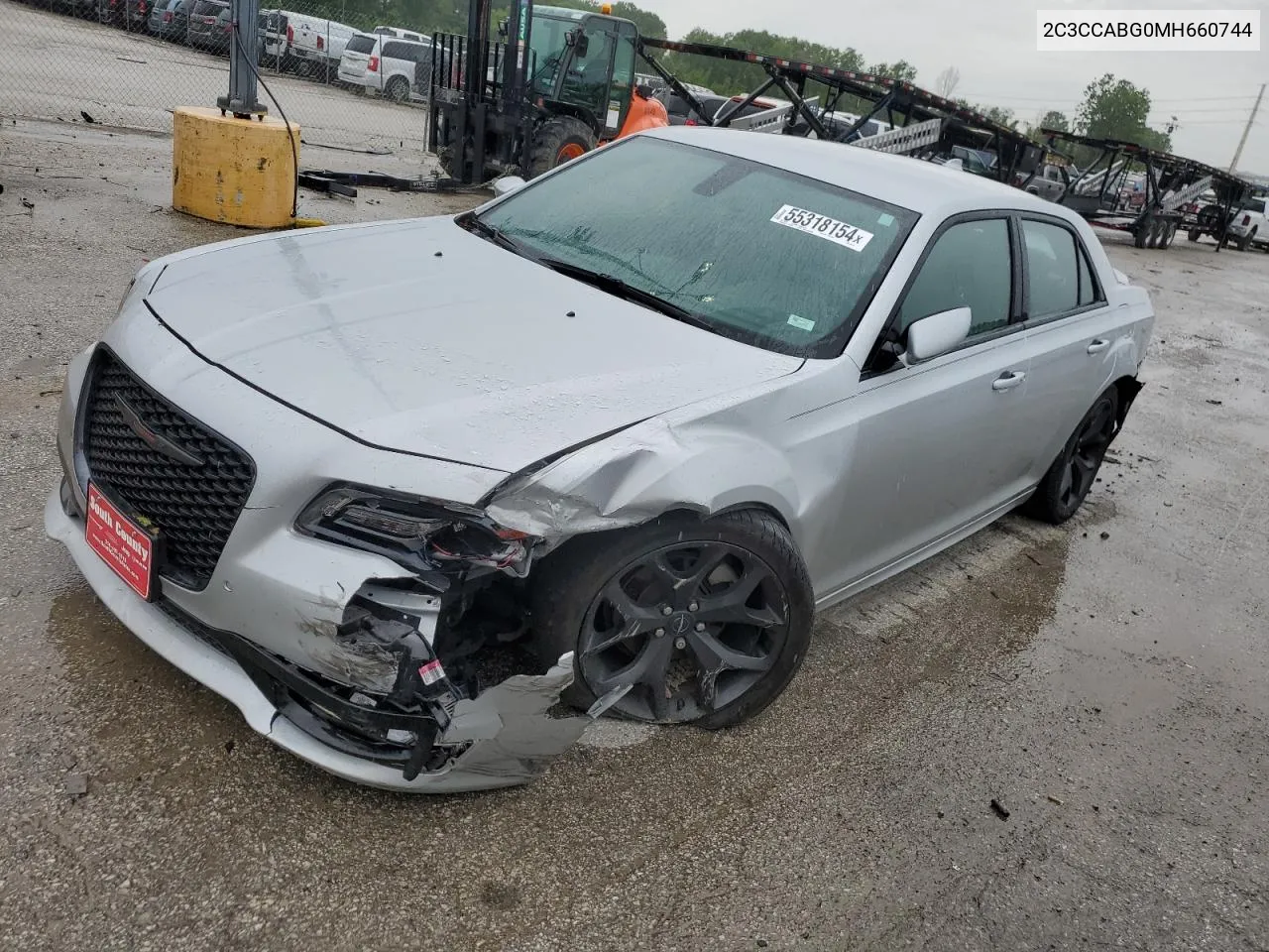 2021 Chrysler 300 S VIN: 2C3CCABG0MH660744 Lot: 55318154