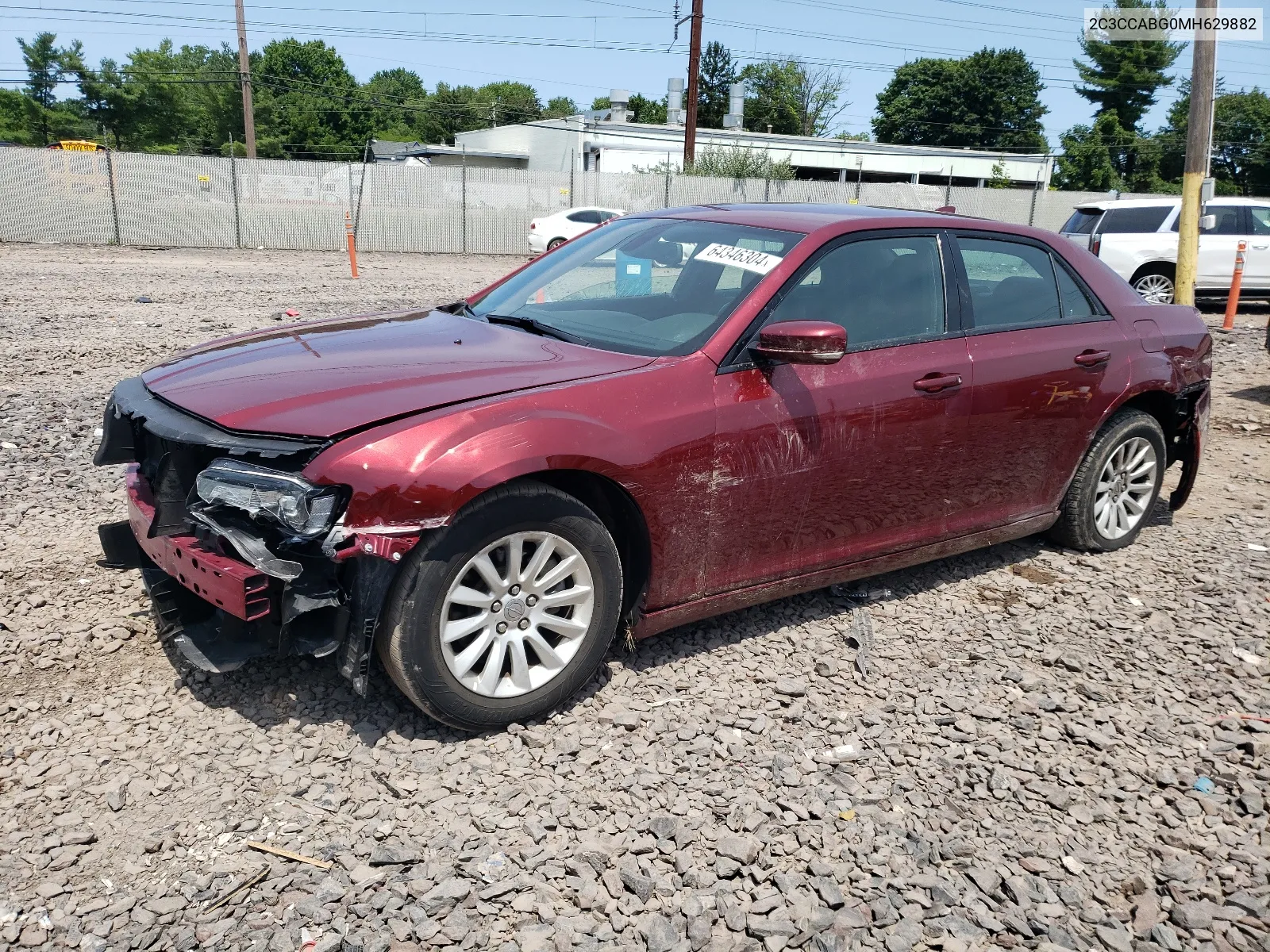 2021 Chrysler 300 S VIN: 2C3CCABG0MH629882 Lot: 64346304