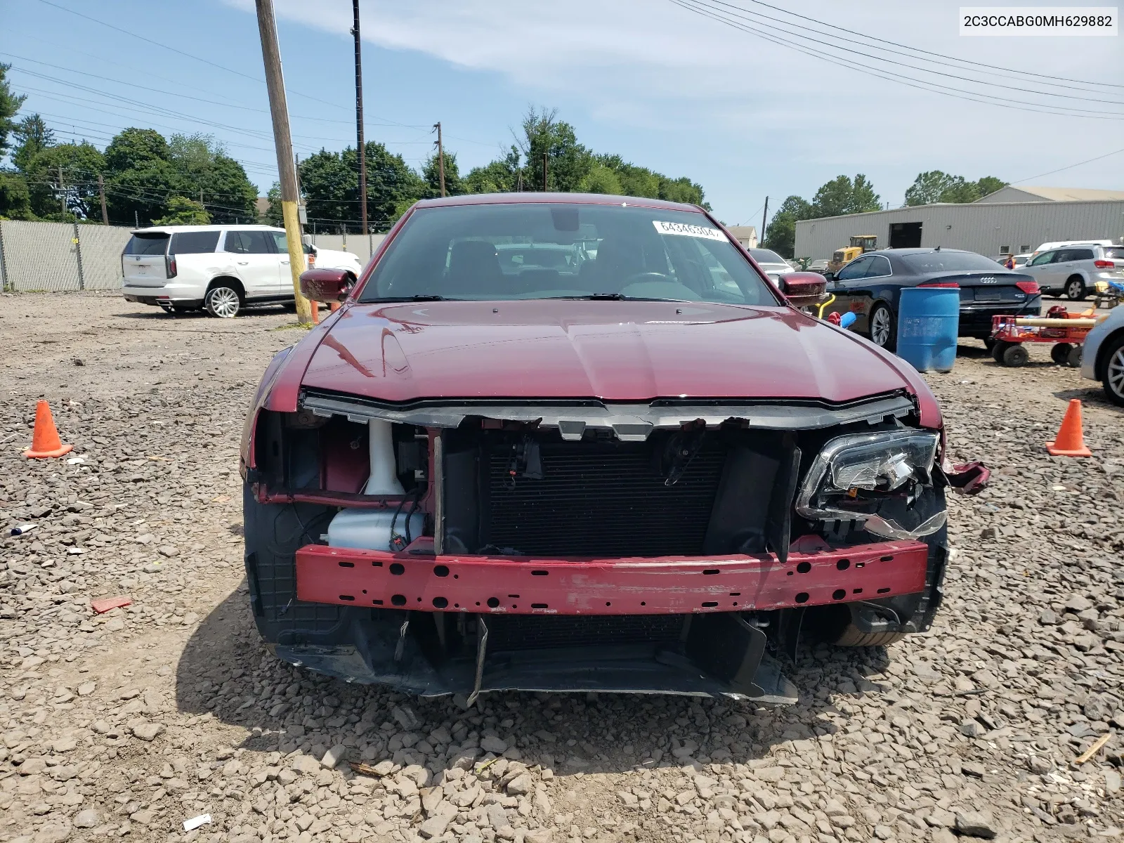 2021 Chrysler 300 S VIN: 2C3CCABG0MH629882 Lot: 64346304